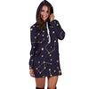 Constellation Galaxy Space Hoodie Dress-grizzshop