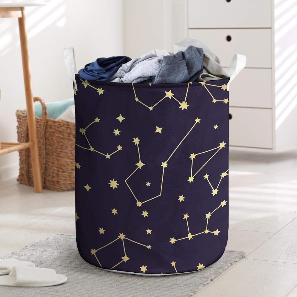 Constellation Galaxy Space Laundry Basket-grizzshop