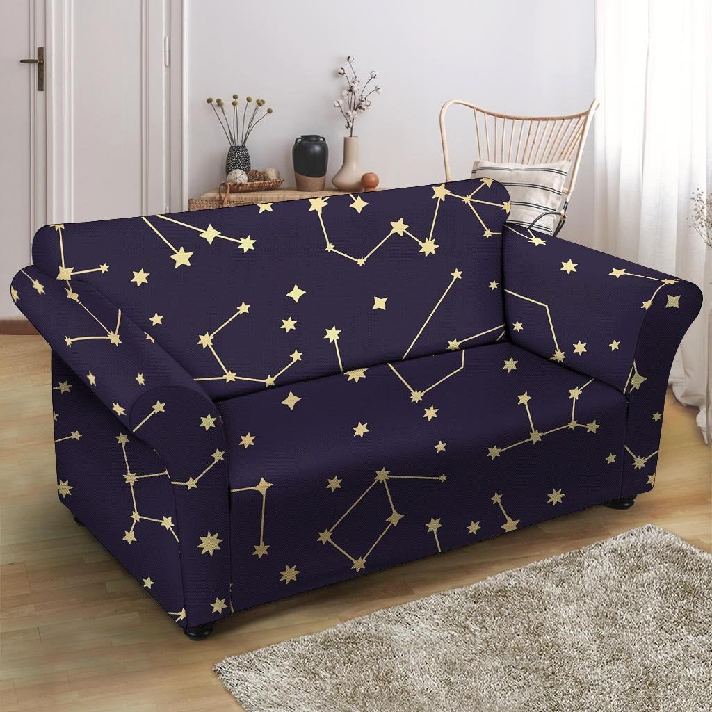 Constellation Galaxy Space Loveseat Cover-grizzshop