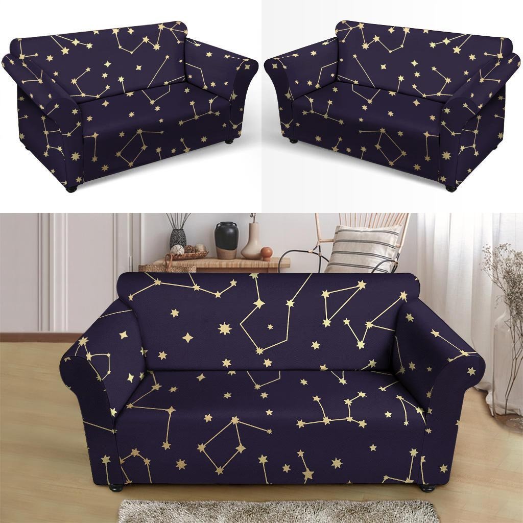 Constellation Galaxy Space Loveseat Cover-grizzshop