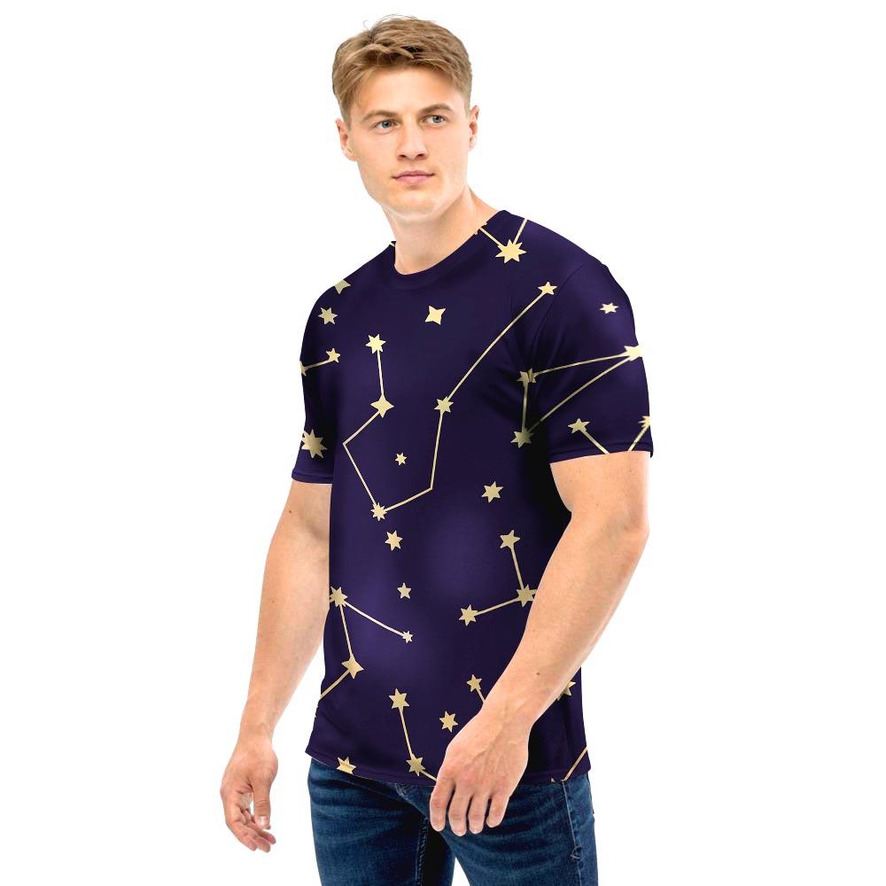 Constellation Galaxy Space Men T Shirt-grizzshop