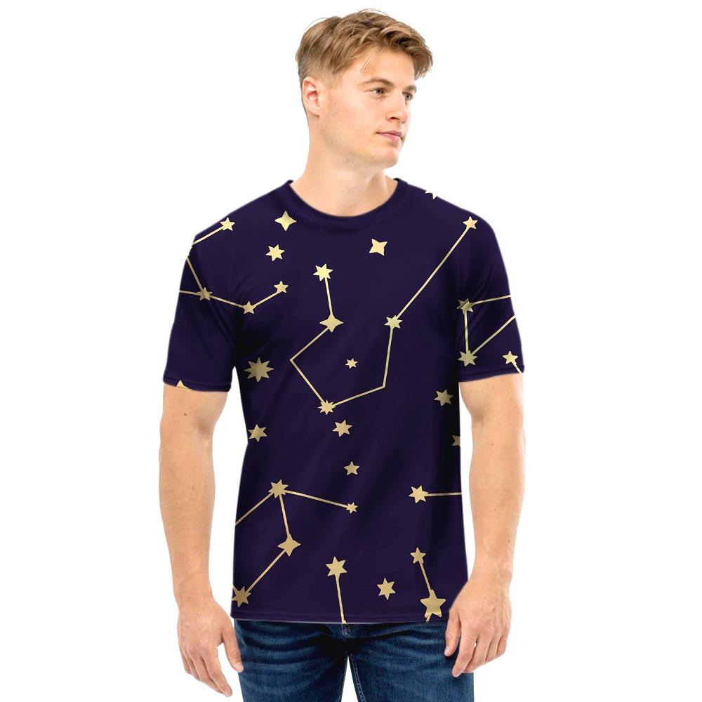 Constellation Galaxy Space Men T Shirt-grizzshop