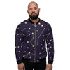 Constellation Galaxy Space Men's Bomber Jacket-grizzshop