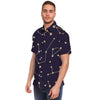 Constellation Galaxy Space Men's Short Sleeve Shirt-grizzshop