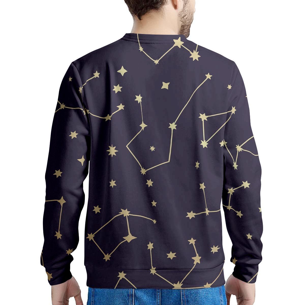 Constellation Galaxy Space Men's Sweatshirt-grizzshop