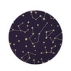 Constellation Galaxy Space Round Rug-grizzshop