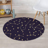 Constellation Galaxy Space Round Rug-grizzshop