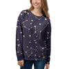 Constellation Galaxy Space Women's Sweatshirt-grizzshop