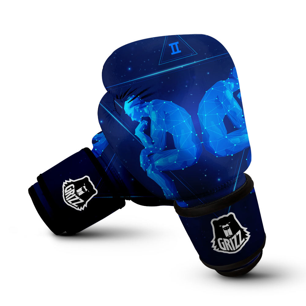 Constellation Gemini Print Boxing Gloves-grizzshop