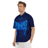 Constellation Gemini Print Men's Short Sleeve Shirts-grizzshop