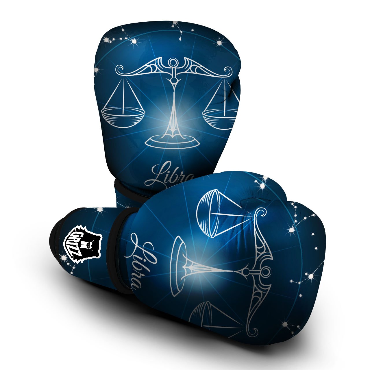 Constellation Libra Print Boxing Gloves-grizzshop
