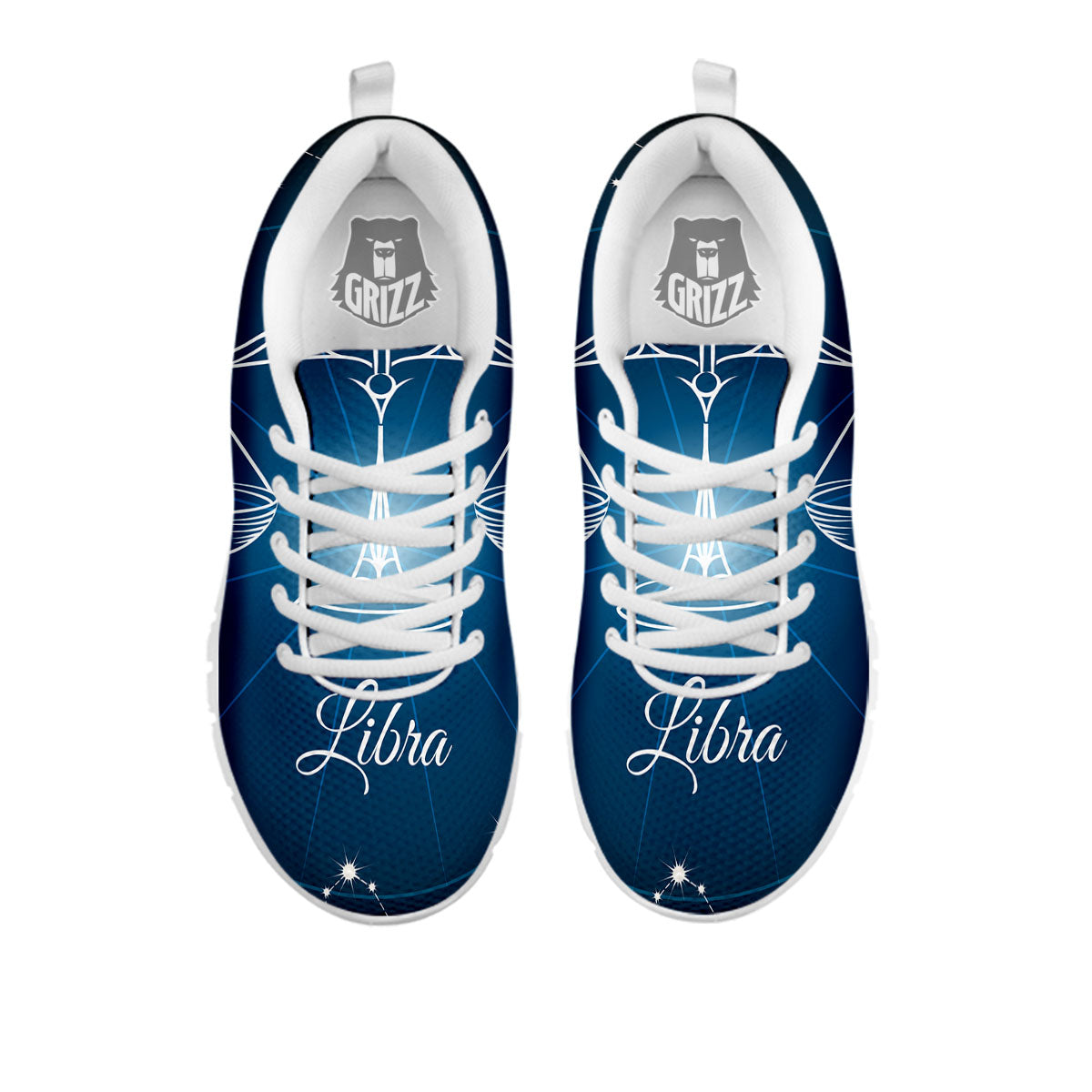 Constellation Libra Print White Sneaker-grizzshop