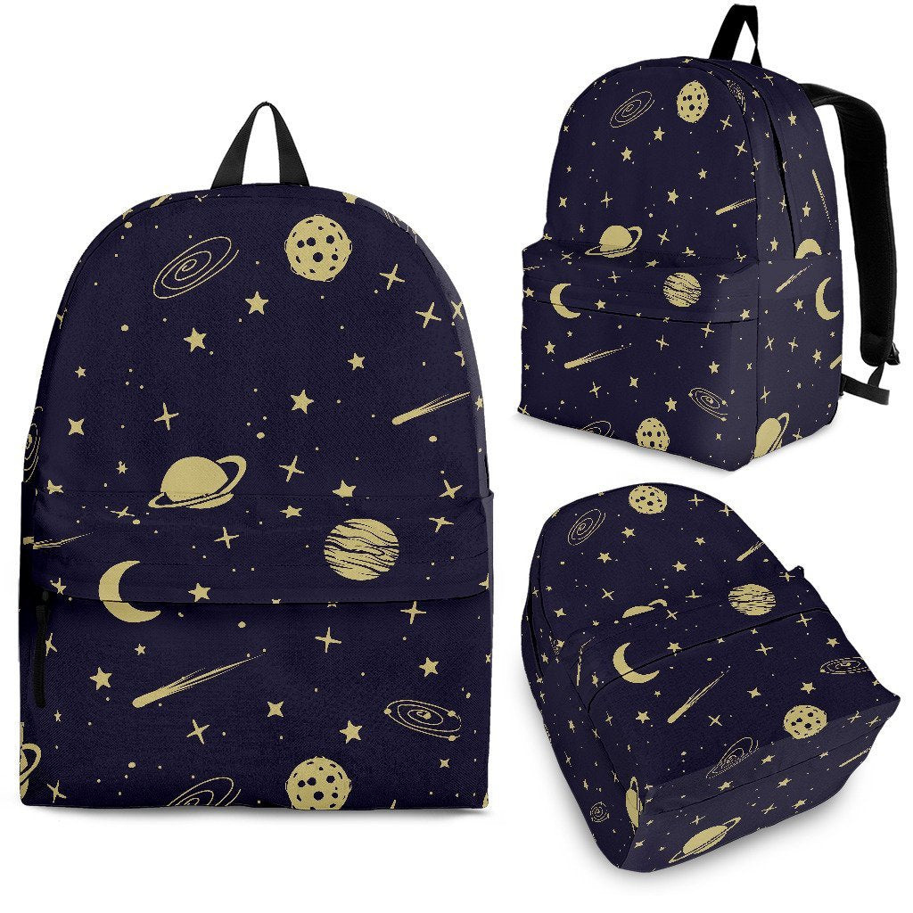 Constellation Pattern Print Backpack-grizzshop