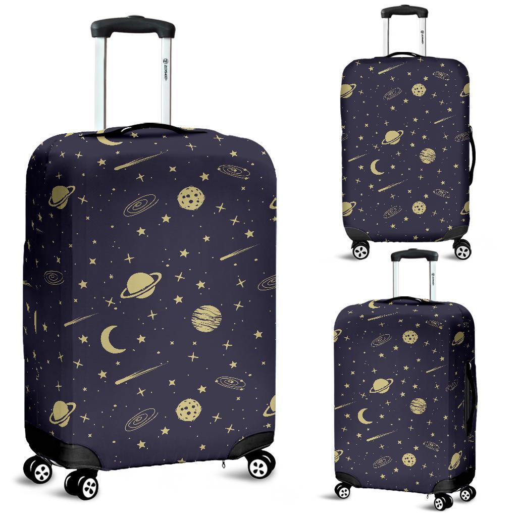 Constellation Pattern Print Luggage Cover Protector-grizzshop