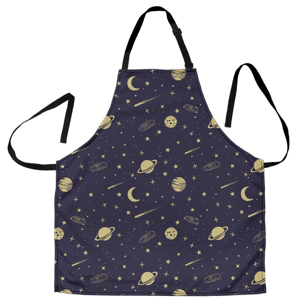 Constellation Pattern Print Men's Apron-grizzshop