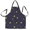 Constellation Pattern Print Men's Apron-grizzshop