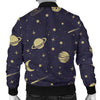 Constellation Pattern Print Men's Bomber Jacket-grizzshop