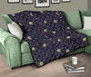 Constellation Pattern Print Quilt-grizzshop