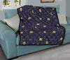 Constellation Pattern Print Quilt-grizzshop