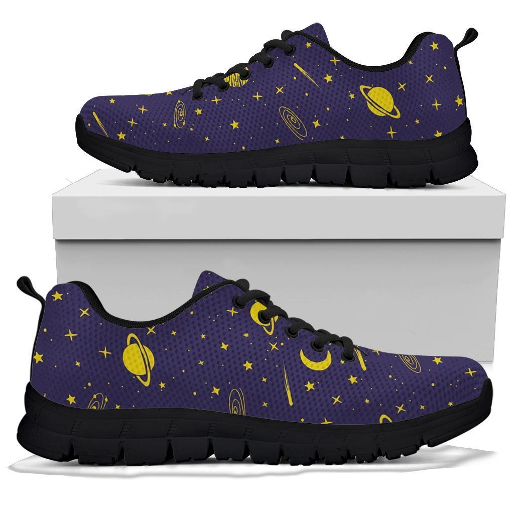 Constellation Pattern Print Sneaker Shoes For Men Women-grizzshop