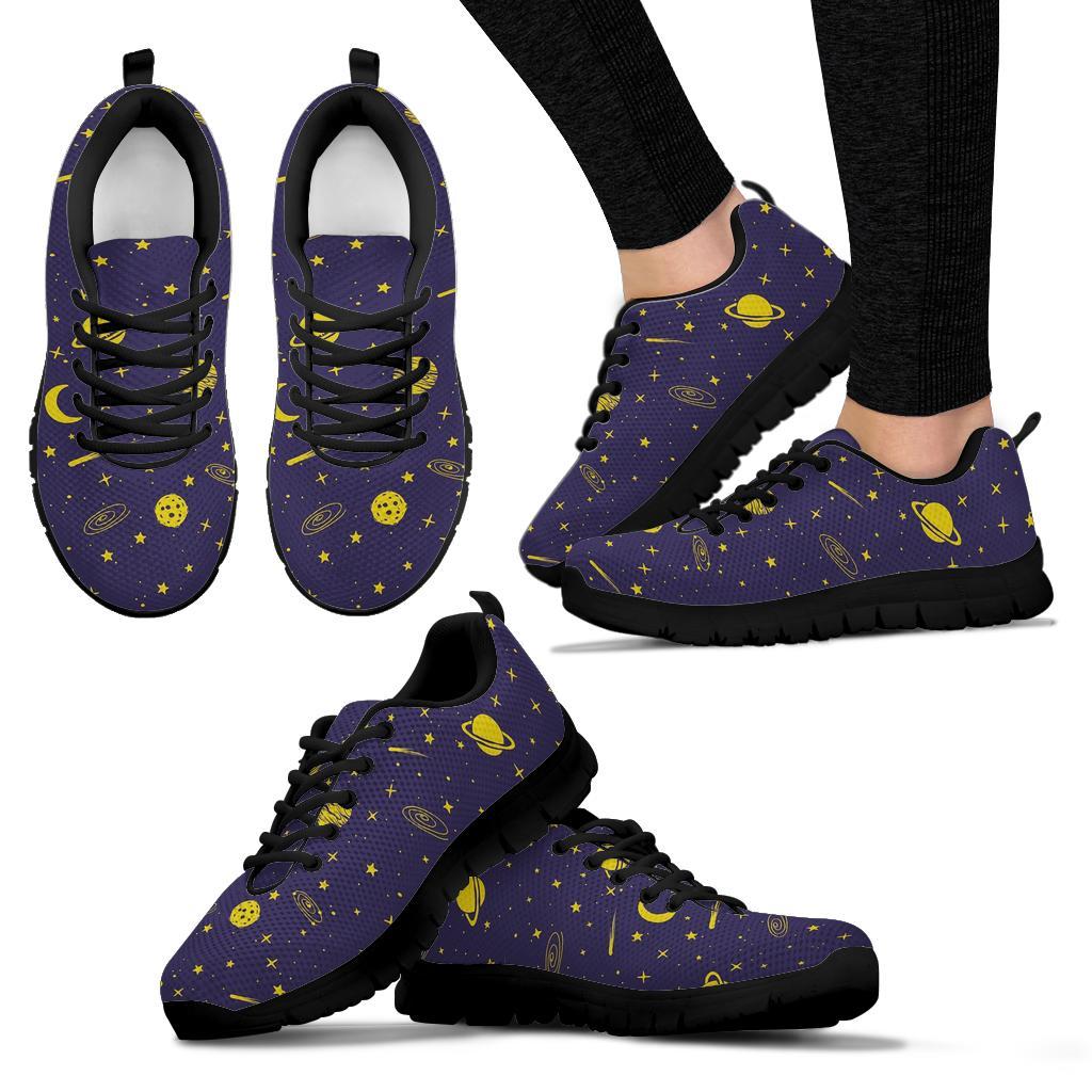 Constellation Pattern Print Sneaker Shoes For Men Women-grizzshop