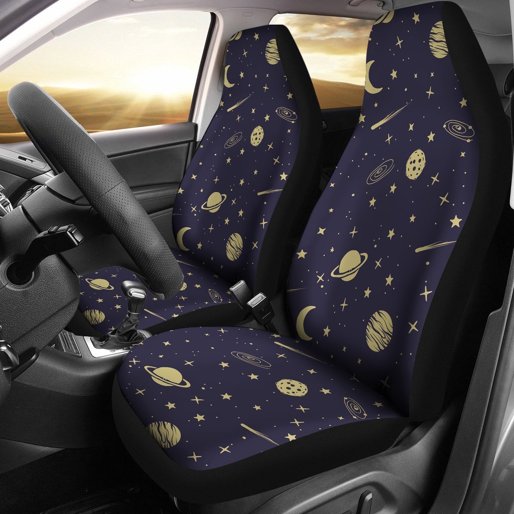 Constellation Pattern Print Universal Fit Car Seat Covers-grizzshop