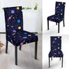 Constellation Planet Print Pattern Chair Cover-grizzshop