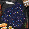 Constellation Planet Print Pattern Men's Apron-grizzshop