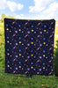 Constellation Planet Print Pattern Quilt-grizzshop