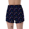 Constellation Planet Print Pattern Women's Shorts-grizzshop