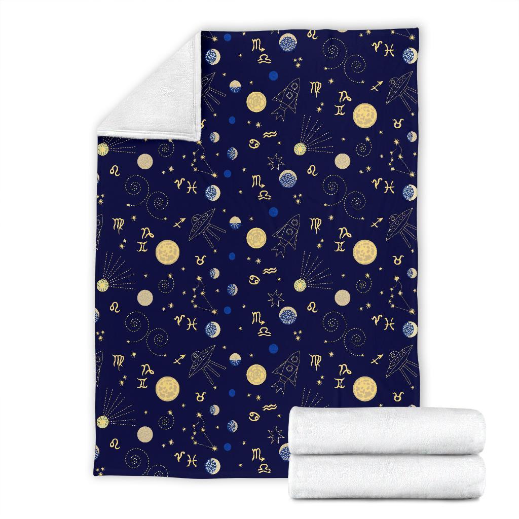 Constellation Print Pattern Blanket-grizzshop