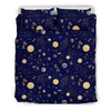 Constellation Print Pattern Duvet Cover Bedding Set-grizzshop