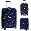 Constellation Print Pattern Luggage Cover Protector-grizzshop