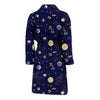 Constellation Print Pattern Men Long Robe-grizzshop