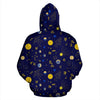 Constellation Print Pattern Men Women Pullover Hoodie-grizzshop