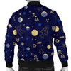 Constellation Print Pattern Men's Bomber Jacket-grizzshop