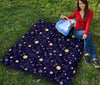 Constellation Print Pattern Quilt-grizzshop