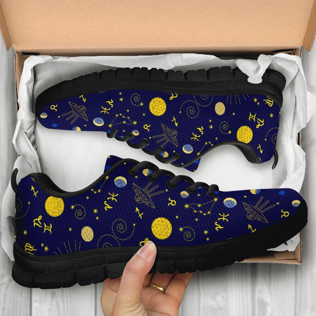 Constellation Print Pattern Sneaker Shoes For Men Women-grizzshop