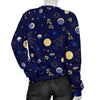 Constellation Print Pattern Women's Sweatshirt-grizzshop