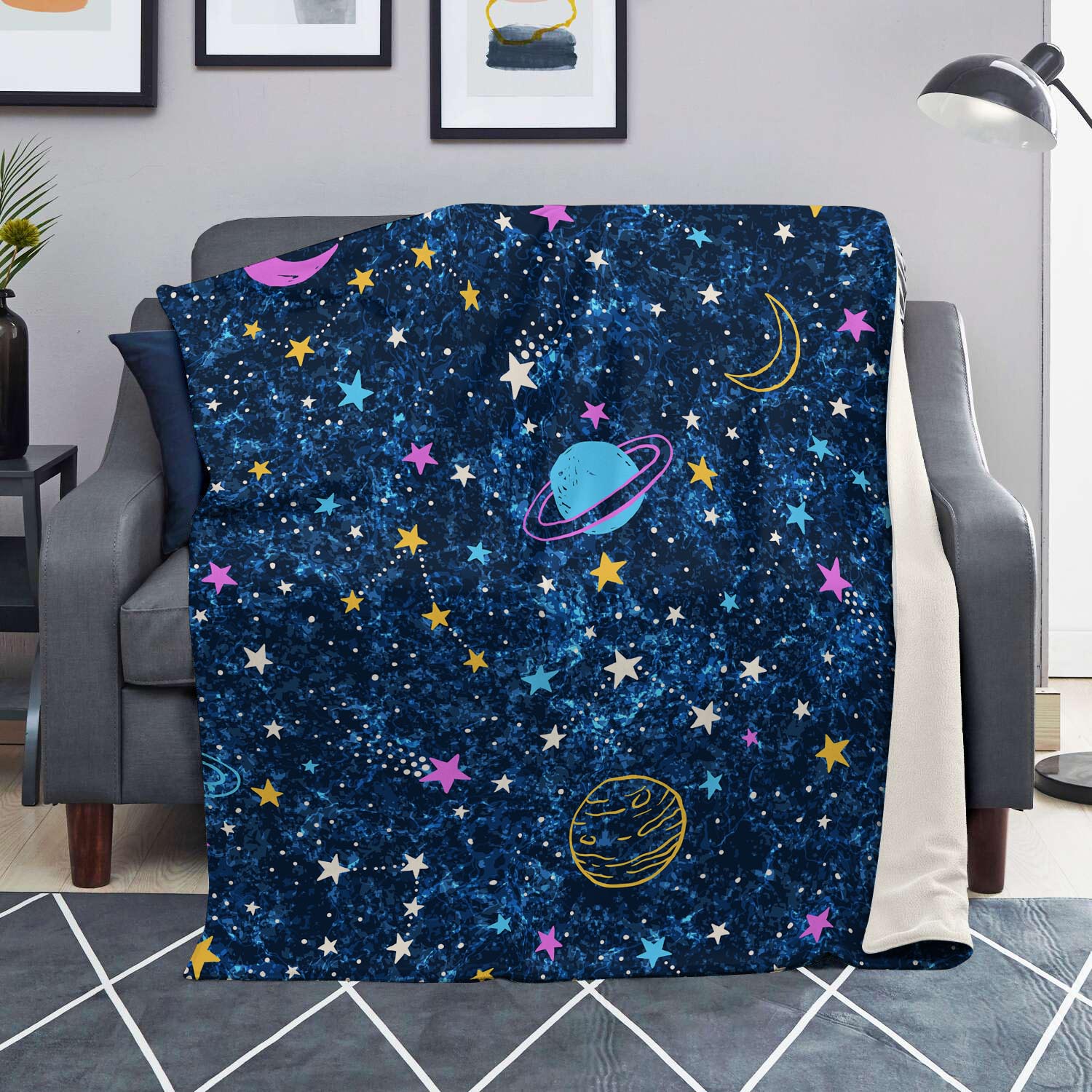 Constellation Star Galaxy Space Blanket-grizzshop