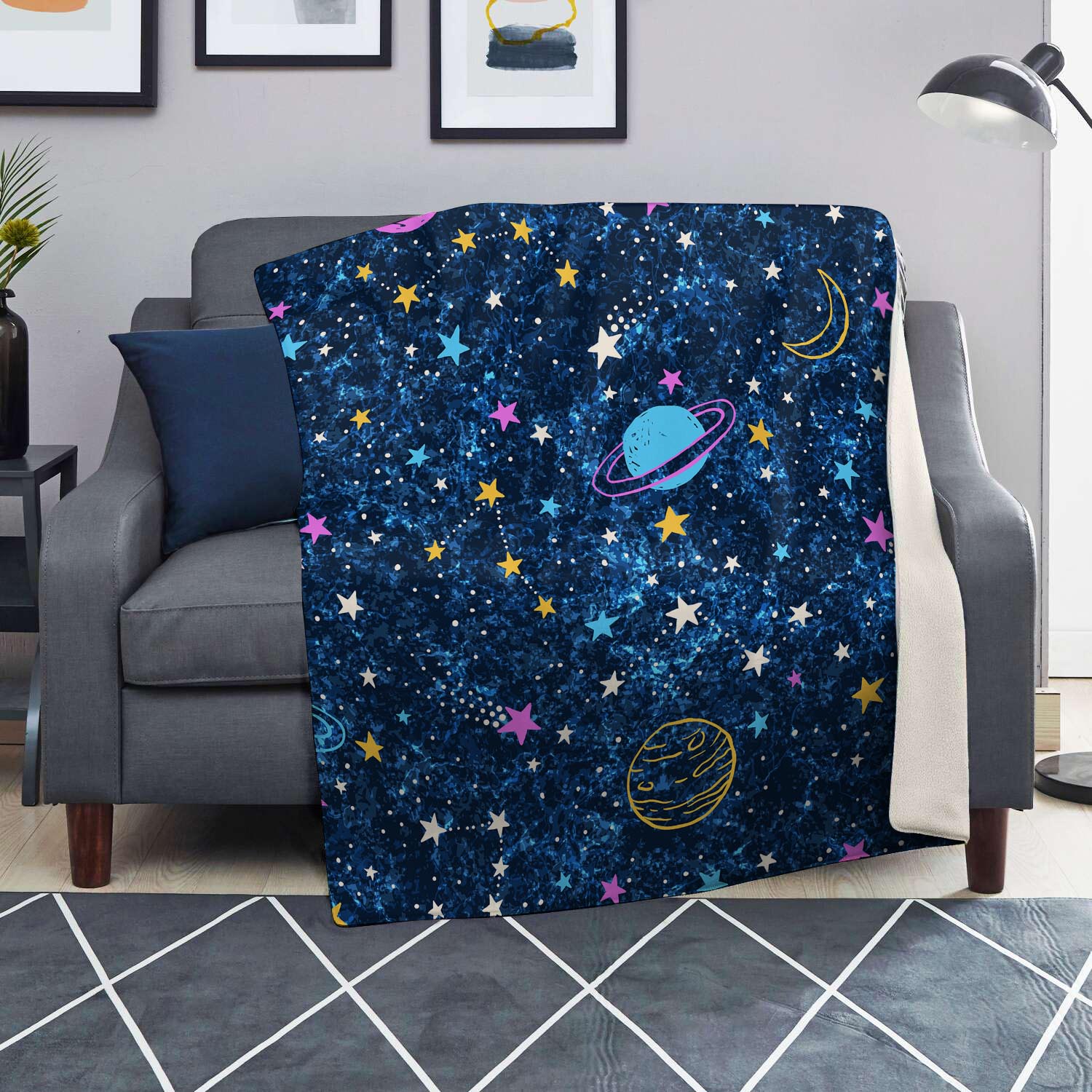 Constellation Star Galaxy Space Blanket-grizzshop