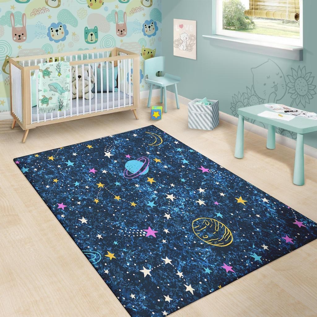 Constellation Star Galaxy Space Floor Mat-grizzshop