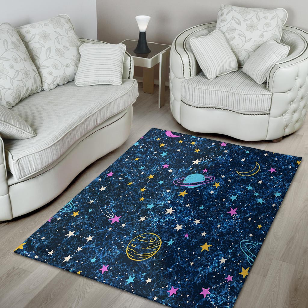 Constellation Star Galaxy Space Floor Mat-grizzshop