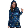 Constellation Star Galaxy Space Hoodie Dress-grizzshop