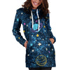 Constellation Star Galaxy Space Hoodie Dress-grizzshop