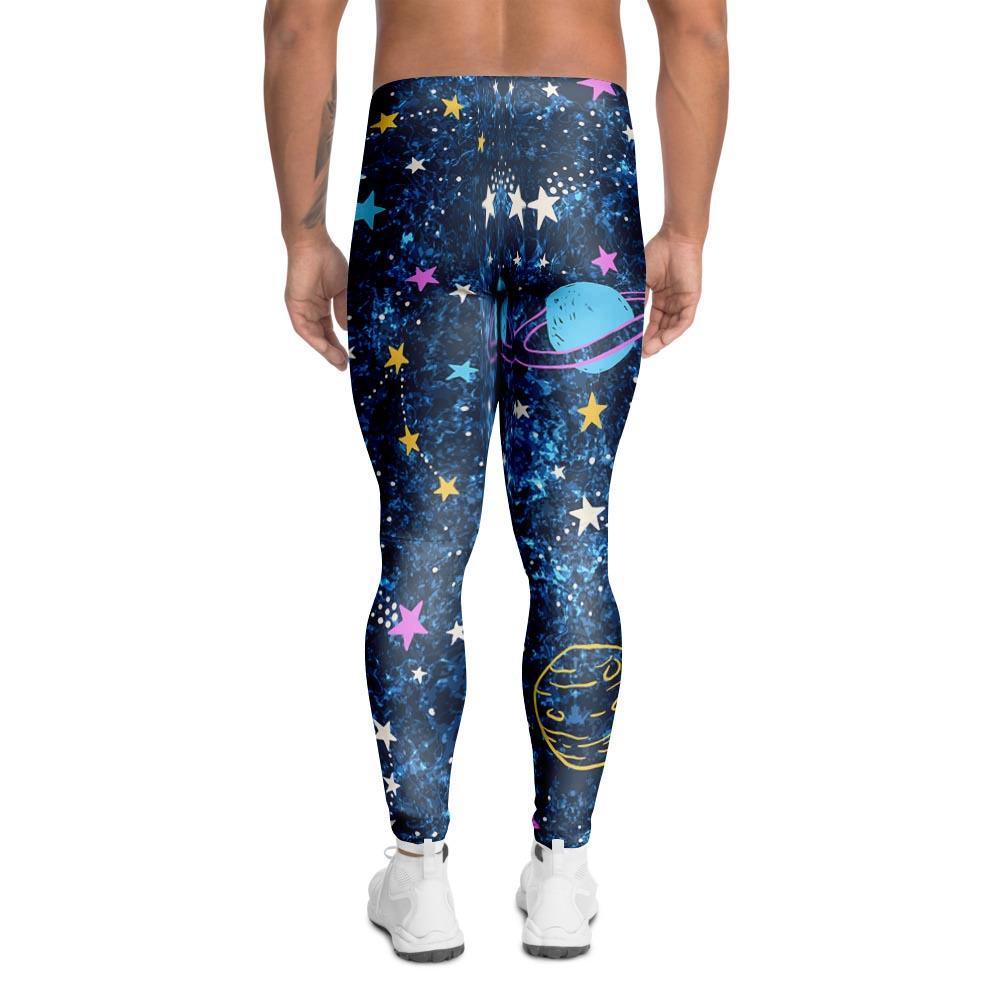 Constellation Star Galaxy Space Men's Leggings-grizzshop