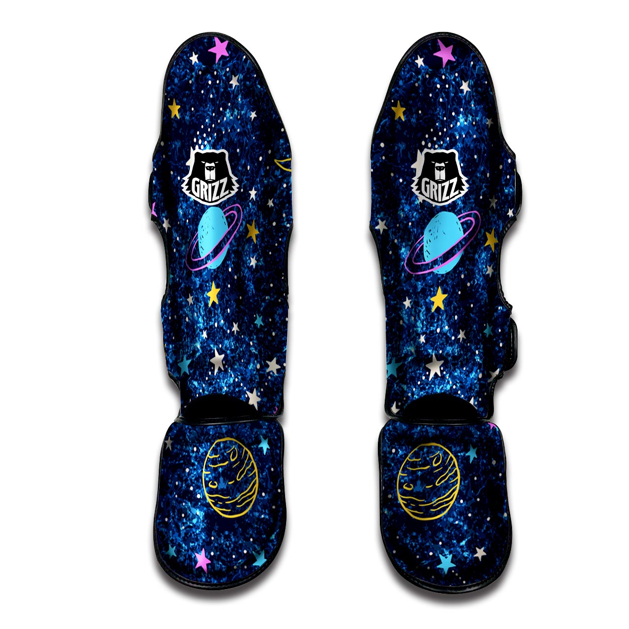 Constellation Star Galaxy Space Muay Thai Shin Guard-grizzshop