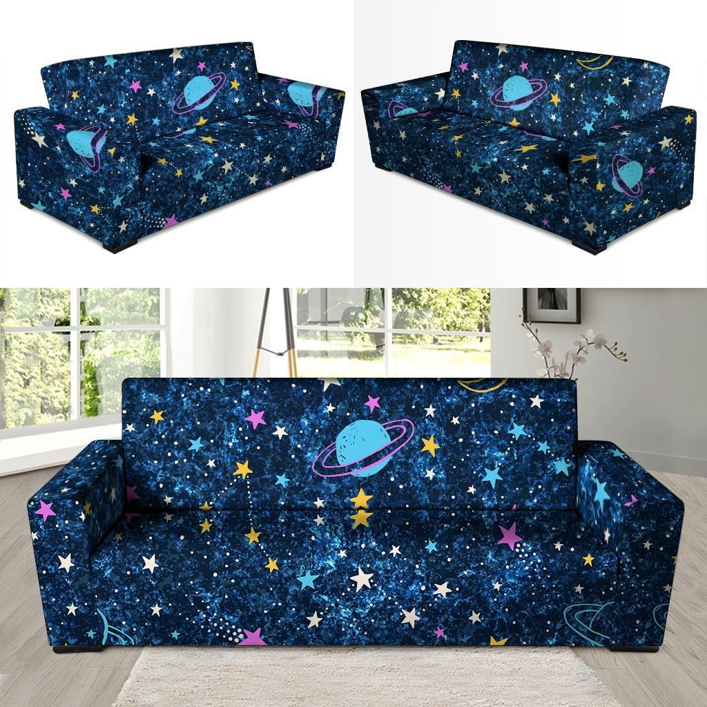 Constellation Star Galaxy Space Sofa Cover-grizzshop