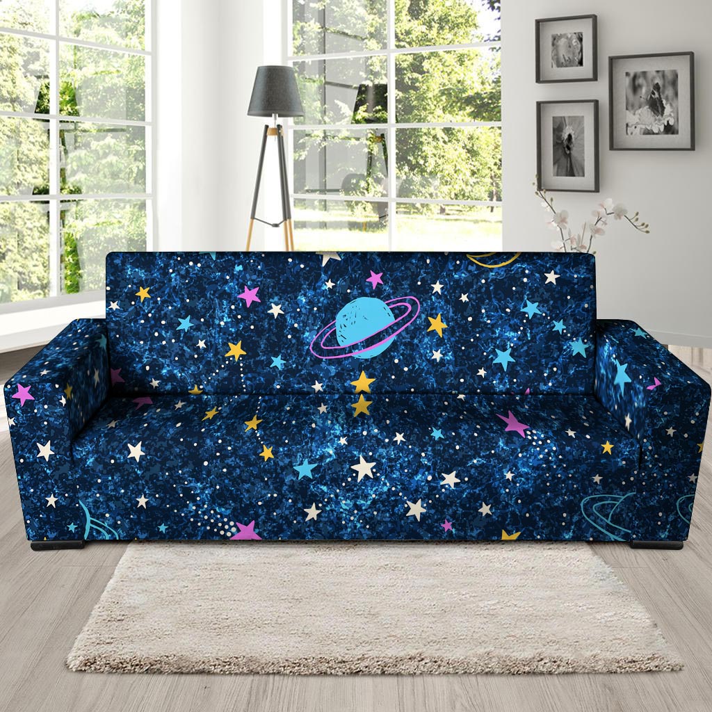 Constellation Star Galaxy Space Sofa Cover-grizzshop