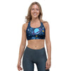 Constellation Star Galaxy Space Sports Bra-grizzshop